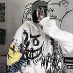 Gothic Cartoon Hip Hop Hoodie