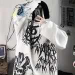 Gothic Cartoon Hip Hop Hoodie