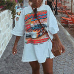 Loose Oversize Street Style Tee Shirt