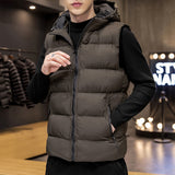 Sleeveless Hooded Vest Jacket