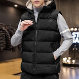 Sleeveless Hooded Vest Jacket