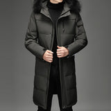 Hooded Down Long Coat