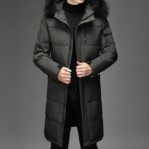 Hooded Down Long Coat