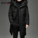 Hooded Down Long Coat