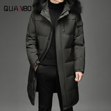 Hooded Down Long Coat