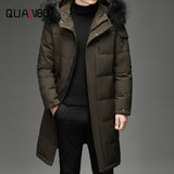 Hooded Down Long Coat