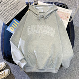 Los Angeles Letter Print Hoodie