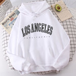 Los Angeles Letter Print Hoodie