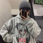 Gothic Cartoon Hip Hop Hoodie