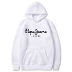 Casual Printed Fleece Hoodie