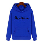 Casual Printed Fleece Hoodie